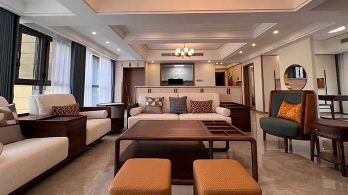 28㎡新中式怎么裝！一個案例告訴你·極刻美家全屋整裝