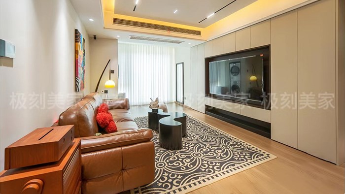 湖南長(zhǎng)沙—德奧悅東方-104㎡現(xiàn)代風(fēng)·極刻美家全屋整裝